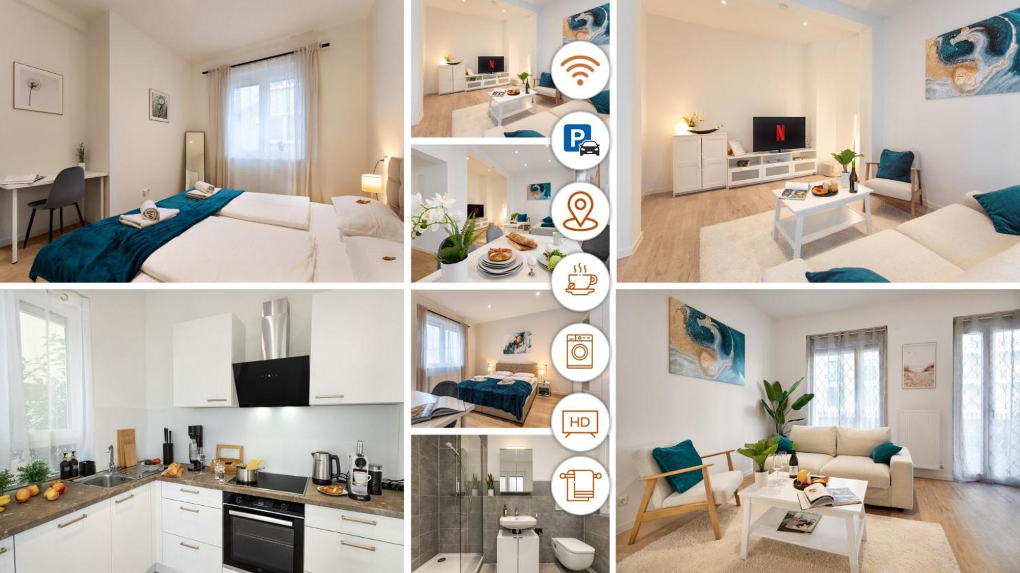 Rosenberg-Suites - Zentral, Stellplatz, Grosse Terasse, Business & Privat Heilbronn Exterior photo